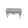 Mesa acero con cajón